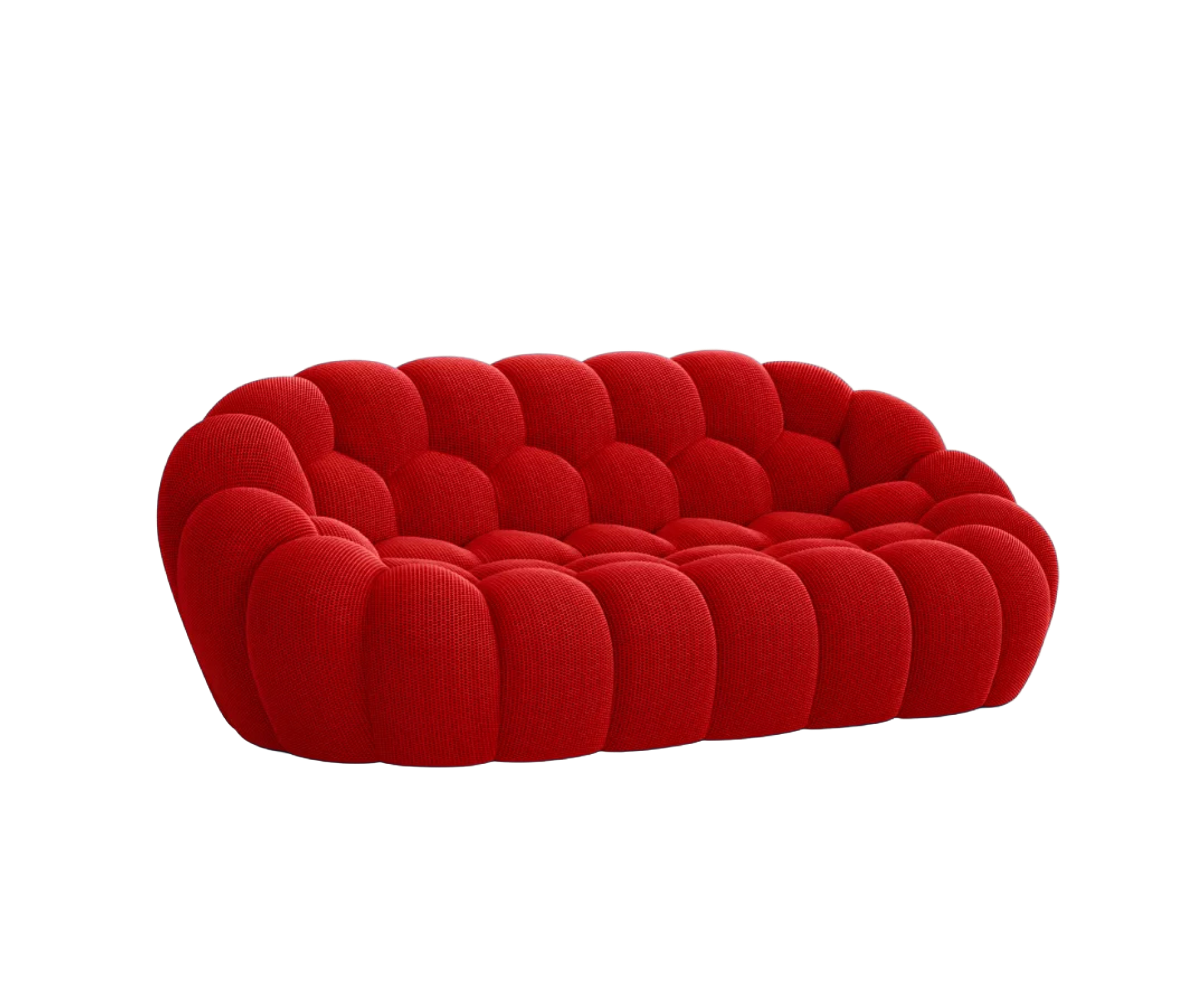 BubbleMood 2–3 Seater Sofa - Red