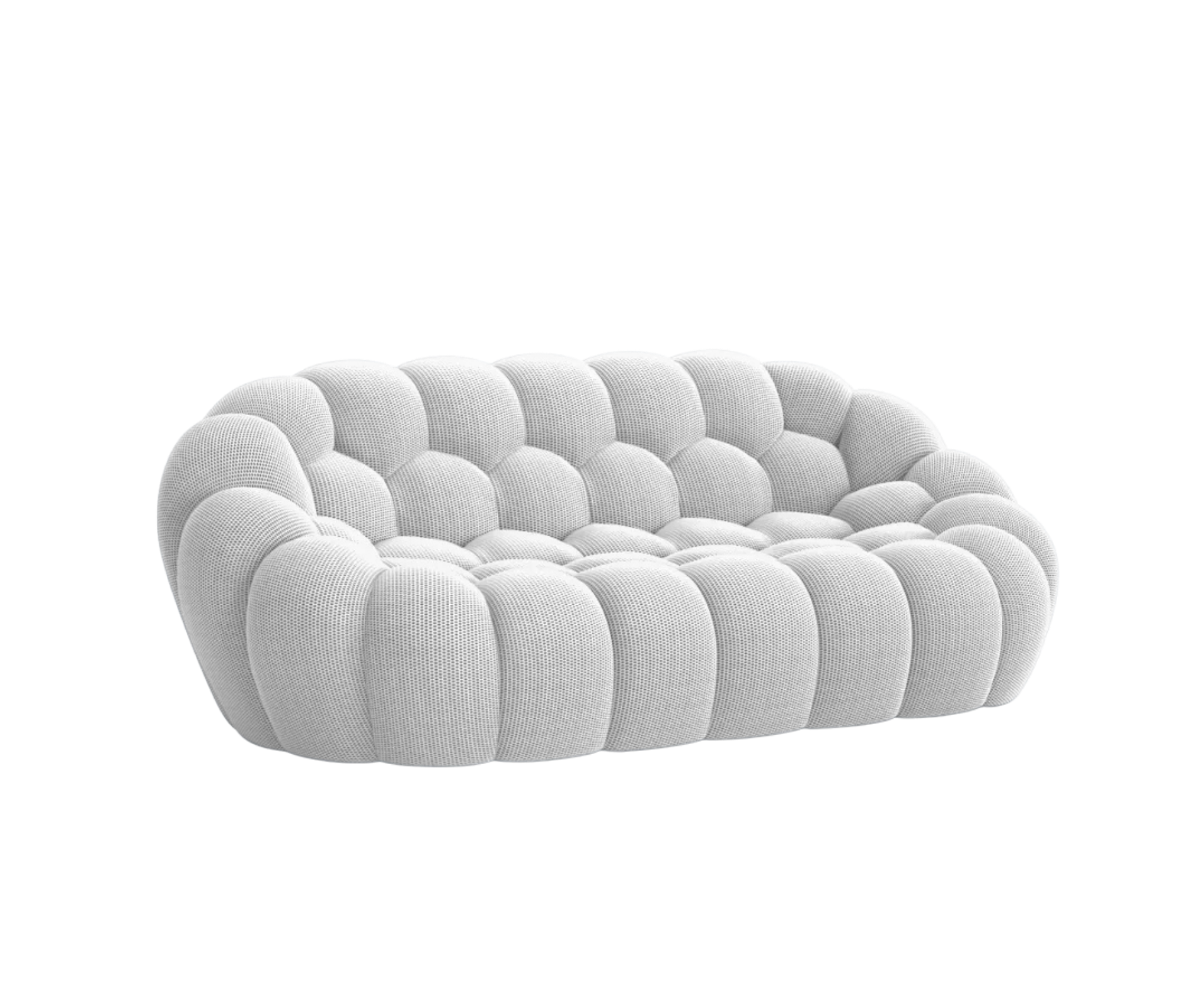 BubbleMood 2–3 Seater Sofa - White
