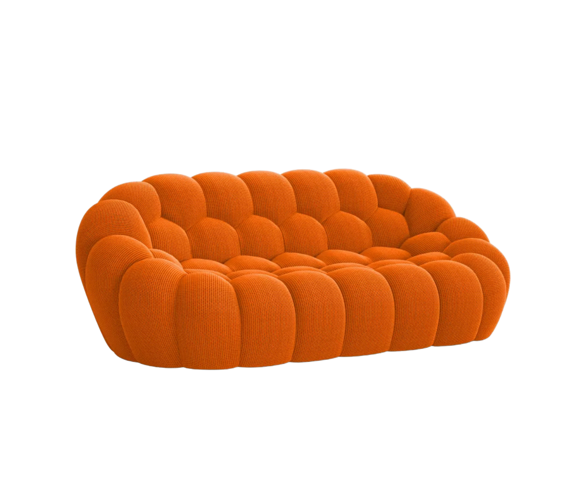 BubbleMood 2–3 Seater Sofa - Orange